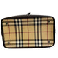 BURBERRY Handbag PVC coated canvas beige Nova Check