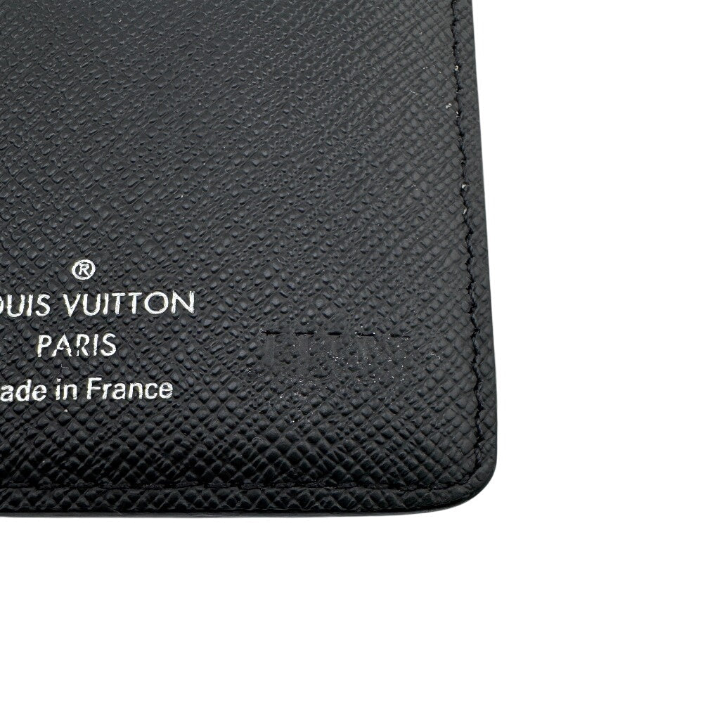 LOUIS VUITTON Long Wallet Purse N41676 leather black Damier Portefeuille Braza Christopher Nemeth Collaboration