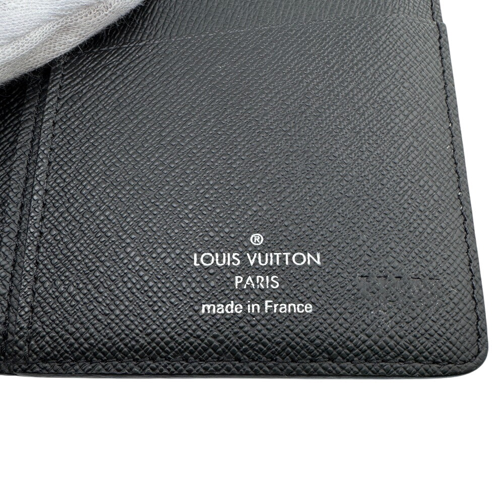 LOUIS VUITTON Long Wallet Purse N41676 leather black Damier Portefeuille Braza Christopher Nemeth Collaboration