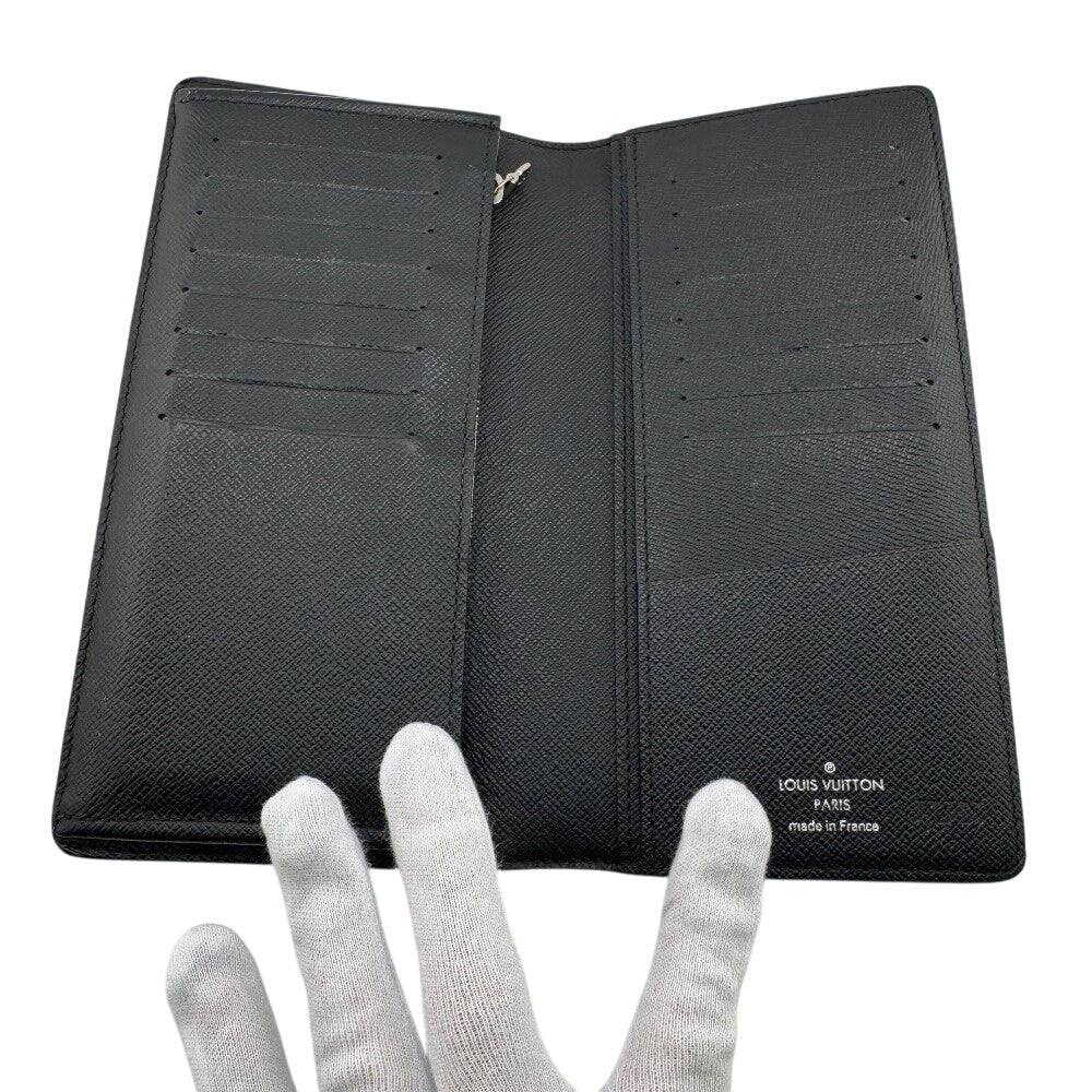 LOUIS VUITTON Long Wallet Purse N41676 leather black Damier Portefeuille Braza Christopher Nemeth Collaboration