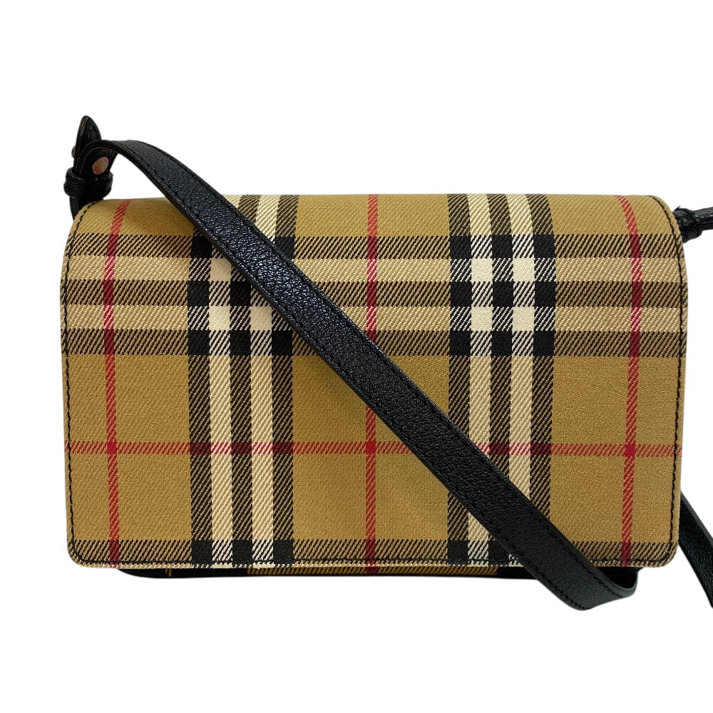 BURBERRY Shoulder Bag canvas beige Nova Check