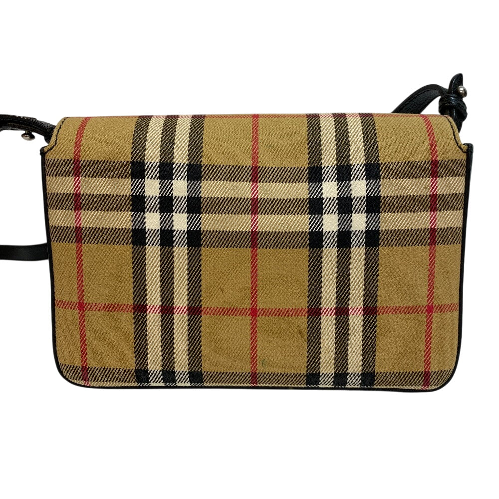 BURBERRY Shoulder Bag canvas beige Nova Check
