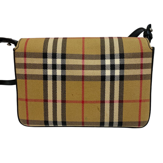 BURBERRY Shoulder Bag canvas beige Nova Check