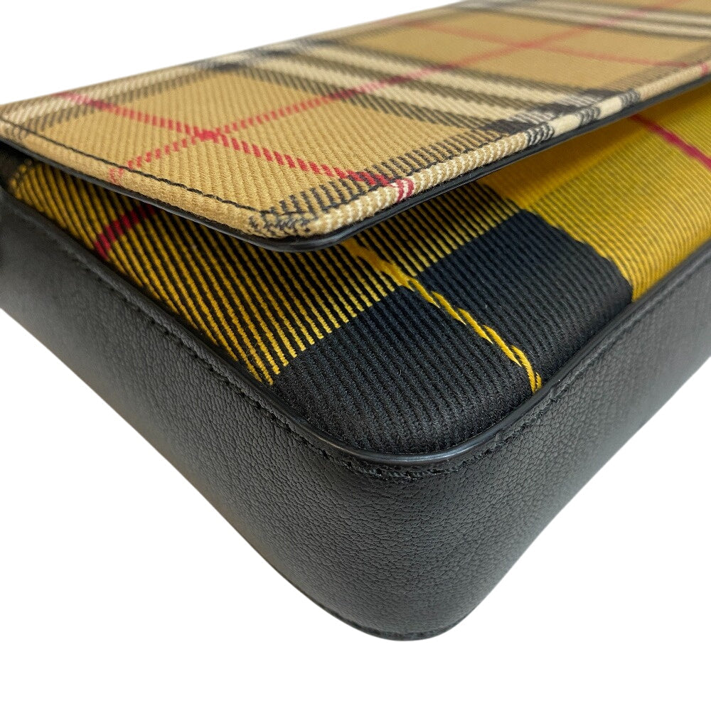 BURBERRY Shoulder Bag canvas beige Nova Check