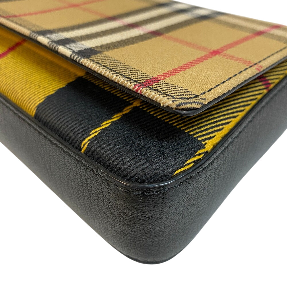 BURBERRY Shoulder Bag canvas beige Nova Check