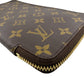LOUIS VUITTON Long Wallet Purse M60119 leather Brown Monogram Organiser de Voyage