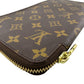 LOUIS VUITTON Long Wallet Purse M60119 leather Brown Monogram Organiser de Voyage