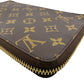 LOUIS VUITTON Long Wallet Purse M60119 leather Brown Monogram Organiser de Voyage