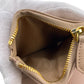PRADA Bifold Wallet leather beige Calfskin logo Wittelomb
