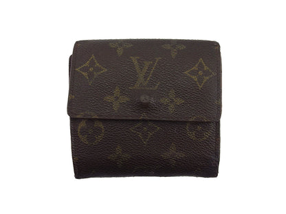 LOUIS VUITTON Bifold Wallet M61652 Brown beige Porte Monnaie Billets Cartes Credit