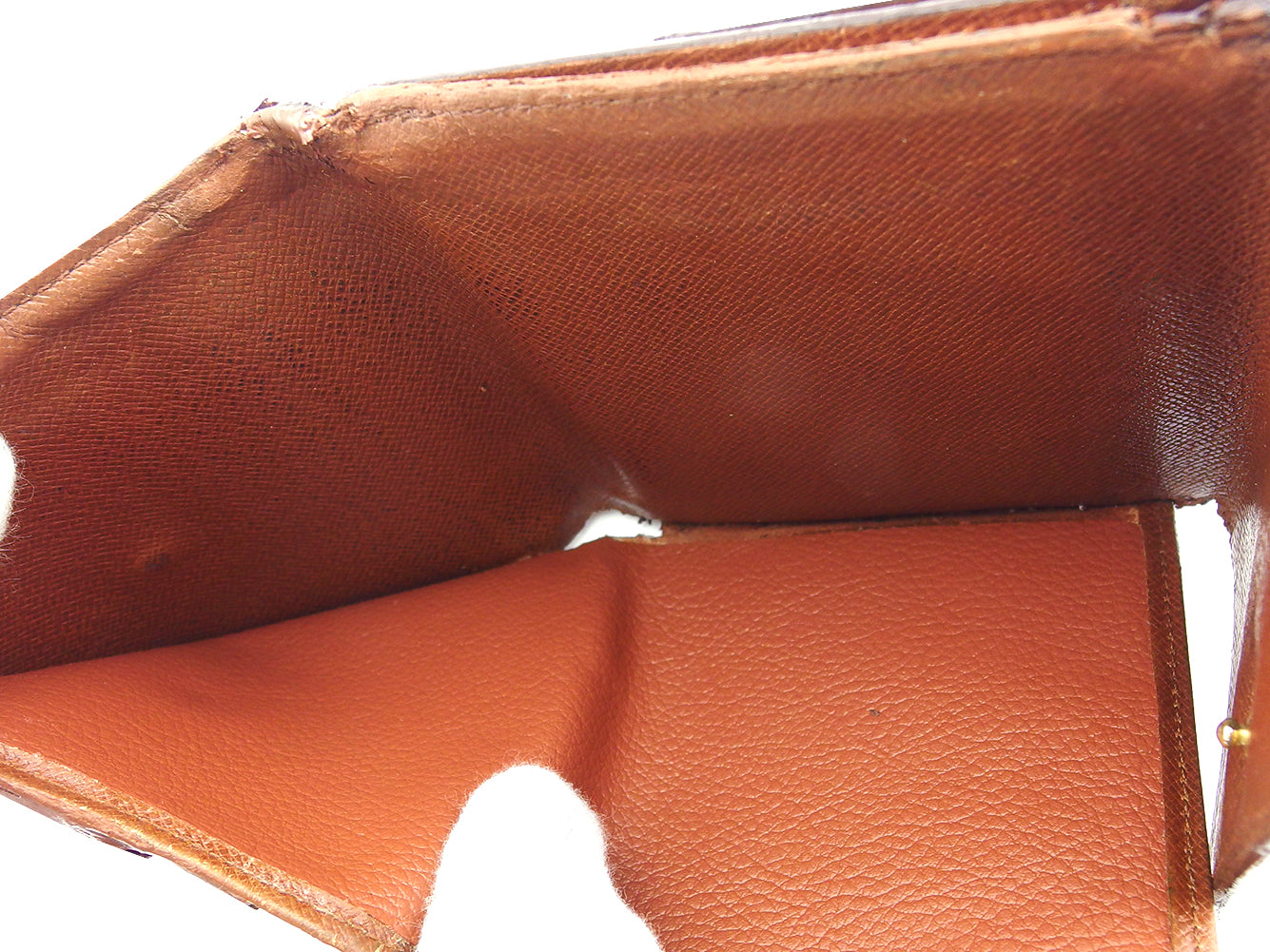 LOUIS VUITTON Bifold Wallet M61652 Brown beige Porte Monnaie Billets Cartes Credit