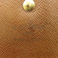 LOUIS VUITTON Bifold Wallet M61652 Brown beige Porte Monnaie Billets Cartes Credit