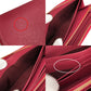PRADA Long Wallet Purse 1ML506 Embossed leather pink Zip Around Safiano Women Used Authentic
