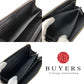 GUCCI Long Wallet Purse leather black Zip Around Women Used Authentic