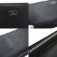 GUCCI Long Wallet Purse leather black Zip Around Women Used Authentic