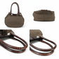 CELINE Tote Bag Canvas, Leather Brown Women Used Authentic