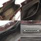 CELINE Tote Bag Canvas, Leather Brown Women Used Authentic