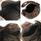 CELINE Shoulder Bag Canvas, Leather Brown Women Used Authentic