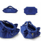 LOEWE Pouch leather blue Nappa Aire Women Used Authentic