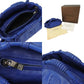 LOEWE Pouch leather blue Nappa Aire Women Used Authentic