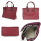 CELINE Handbag PVC, Leather pink Women Used Authentic