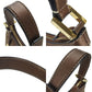 LOEWE Shoulder Bag Canvas, Leather Brown Women Used Authentic