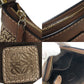 LOEWE Shoulder Bag Canvas, Leather Brown Women Used Authentic