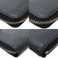 LOUIS VUITTON Long Wallet Purse M32822 Taiga black Zippy Wallet Vertical mens Used Authentic