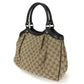 GUCCI Tote Bag 211944 GG canvas beige Sukey Women Used Authentic