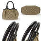 GUCCI Tote Bag 211944 GG canvas beige Sukey Women Used Authentic