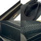 GUCCI Long Wallet Purse 456117 leather black GG Marmont Women Used Authentic