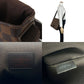 LOUIS VUITTON Shoulder Bag N51211 Damier Brown Brooklyn MM mens Used Authentic