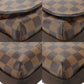 LOUIS VUITTON Shoulder Bag N51211 Damier Brown Brooklyn MM mens Used Authentic