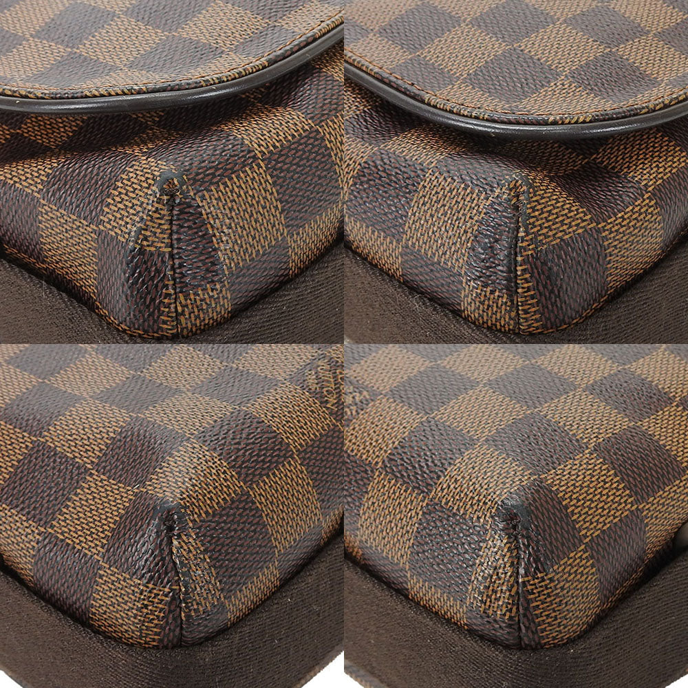 LOUIS VUITTON Shoulder Bag N51211 Damier Brown Brooklyn MM mens Used Authentic