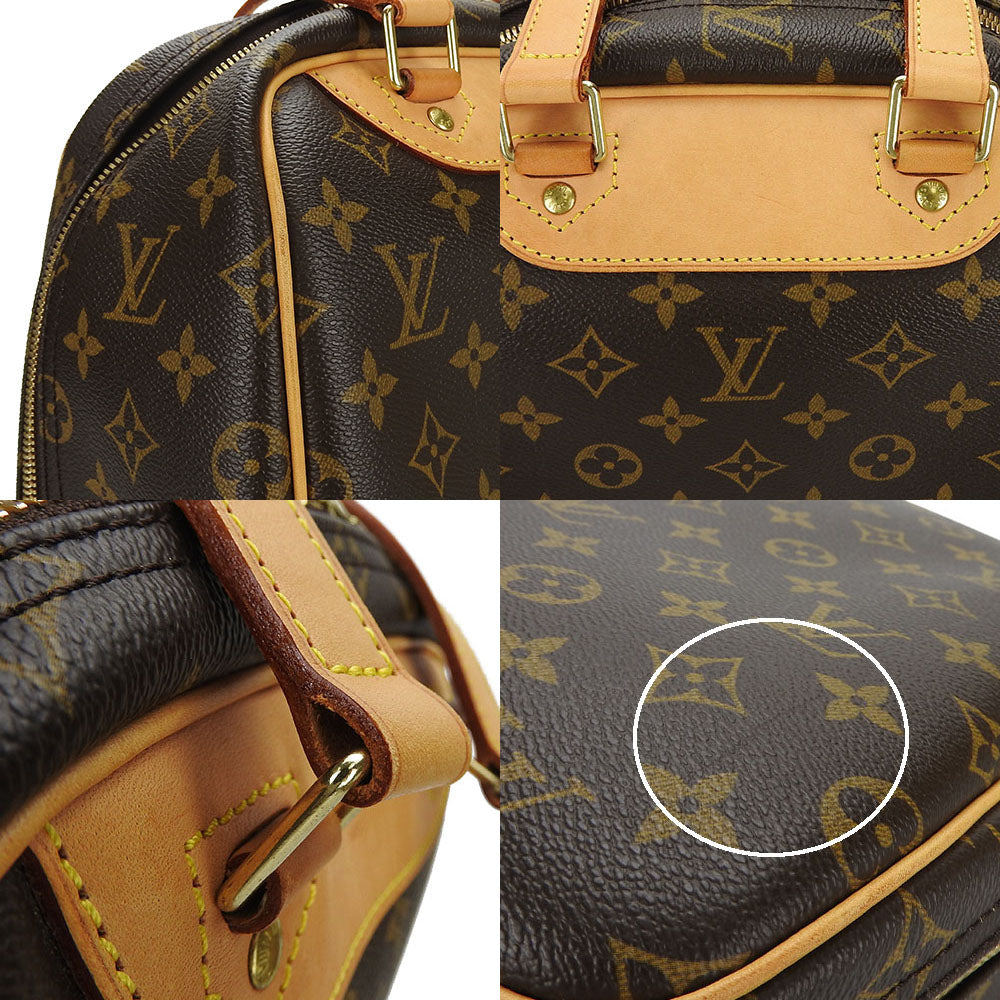 LOUIS VUITTON Handbag M41450 Monogram, Tanned Leather Brown Excursion unisex(Unisex) Used Authentic
