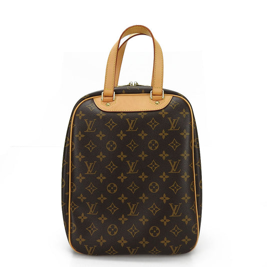 LOUIS VUITTON Handbag M41450 Monogram, Tanned Leather Brown Excursion unisex(Unisex) Used Authentic