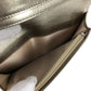 CHANEL Long Wallet Purse Jacquard nylon, leather gold New travel line Women Used Authentic