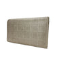 CHANEL Long Wallet Purse Jacquard nylon, leather gold New travel line Women Used Authentic