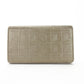 CHANEL Long Wallet Purse Jacquard nylon, leather gold New travel line Women Used Authentic