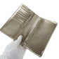 CHANEL Long Wallet Purse Jacquard nylon, leather gold New travel line Women Used Authentic