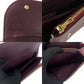 LOEWE Shoulder Bag leather Bordeaux anagram Women Used Authentic