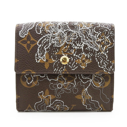 LOUIS VUITTON Tri-fold wallet M95396 Monogram d'Anthel Argent Porto Monnaie BiCartes Credit Women Used Authentic