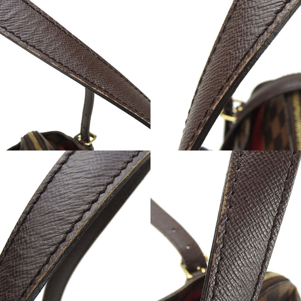 LOUIS VUITTON Shoulder Bag N51174 Damier canvas Brown Belem MM Women Used Authentic