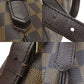 LOUIS VUITTON Shoulder Bag N51174 Damier canvas Brown Belem MM Women Used Authentic
