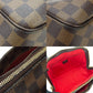 LOUIS VUITTON Shoulder Bag N51174 Damier canvas Brown Belem MM Women Used Authentic