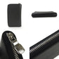 LOUIS VUITTON Coin case M32832 Taiga black Zippy coin purse mens Used Authentic