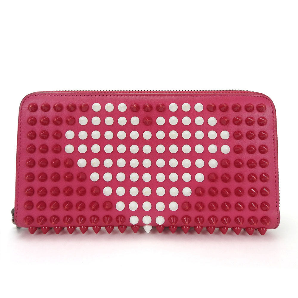 Christian Louboutin Long Wallet Purse 1155017 leather pink Panettone