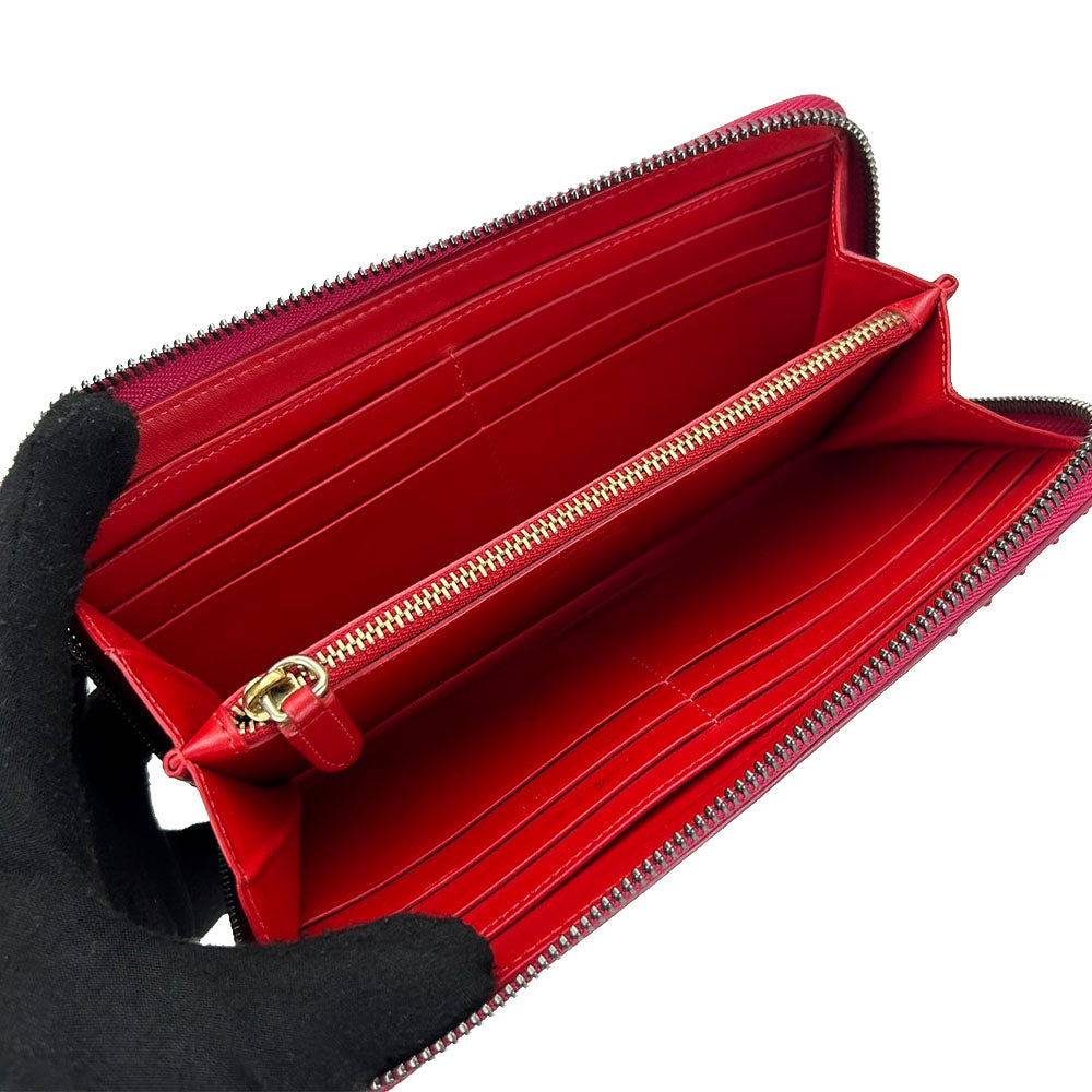 Christian Louboutin Long Wallet Purse 1155017 leather pink Panettone