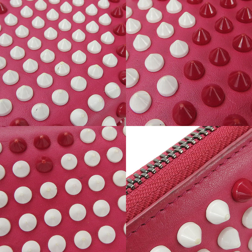 Christian Louboutin Long Wallet Purse 1155017 leather pink Panettone