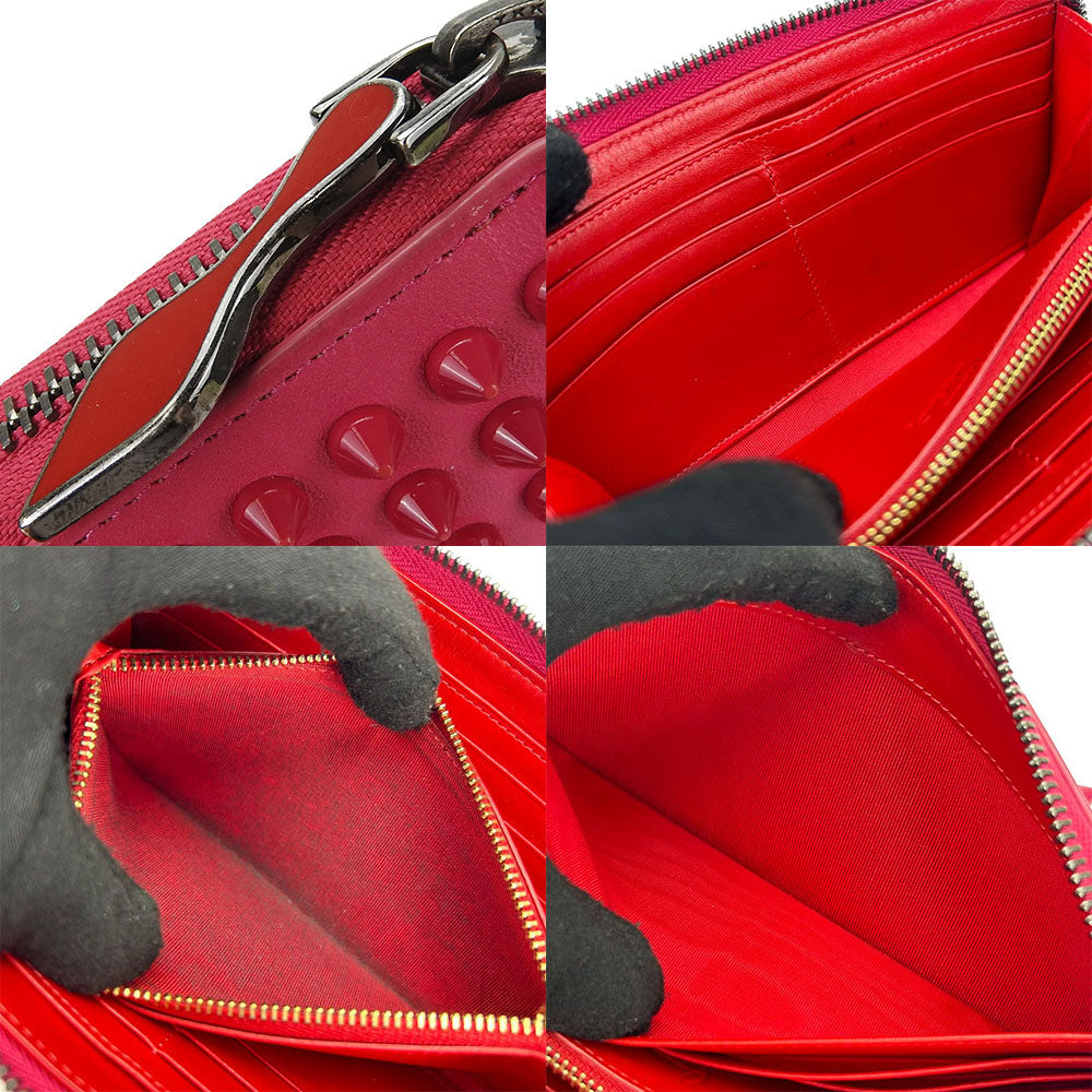 Christian Louboutin Long Wallet Purse 1155017 leather pink Panettone